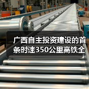 广西自主投资建设的首条时速350公里高铁全线开始铺轨(图4)