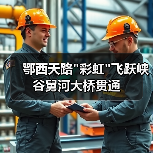 鄂西天路 鄂西天路彩虹飞跃峡谷舅河大桥贯通(图1)