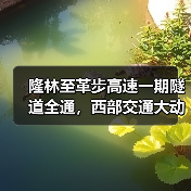 隆林至革步高速一期隧道全通,西部交通大动脉加速成型(图4) 隆林至革步高速一期隧道全通,西部交通大动脉加速成型(图4)