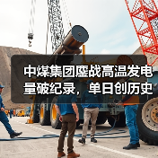中煤集团鏖战高温发电量破纪录，单日创历史新高(图1)