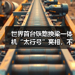世界首台铁路换梁一体机“太行号”亮相,不停运施工破解行业难题(图3) 世界首台铁路换梁一体机“太行号”亮相,不停运施工破解行业难题(图3)
