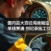 国内最大直径海底隧道单线贯通 创纪录施工技术突破(图3) 国内最大直径海底隧道单线贯通 创纪录施工技术突破(图3)