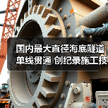 国内最大直径海底隧道单线贯通 创纪录施工