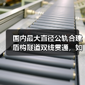 国内最大直径公轨合建盾构隧道双线贯通，如