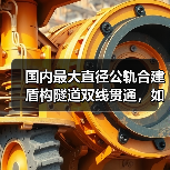 国内最大直径公轨合建盾构隧道双线贯通,如何破解黄河施工难题?(图2) 国内最大直径公轨合建盾构隧道双线贯通,如何破解黄河施工难题?(图2)