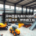 深中通道海底长城最后沉管浮运，世界级工程