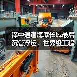 深中通道海底长城最后沉管浮运,世界级工程创世界首例双向八车道隧道(图2) 深中通道海底长城最后沉管浮运,世界级工程创世界首例双向八车道隧道(图2)