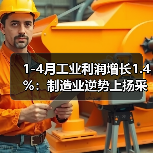 1-4月工业利润增长1.4%:制造业逆势上扬采矿业大幅下滑(图2) 1-4月工业利润增长1.4%:制造业逆势上扬采矿业大幅下滑(图2)