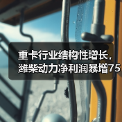 重卡行业结构性增长,潍柴动力净利润暴增75%-90%(图3) 重卡行业结构性增长,潍柴动力净利润暴增75%-90%(图3)
