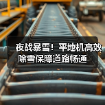 夜战暴雪!平地机高效除雪保障道路畅通(图3) 夜战暴雪!平地机高效除雪保障道路畅通(图3)