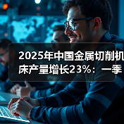 2025年中国金属切削机床产量增长23%：一季度累计增长20.5%(图4)