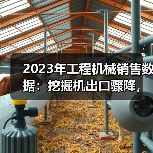 2023年工程机械销售数据：挖掘机出口骤降，装载机逆势增长？(图4)