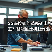 5G遥控如何革新矿山施工?智能推土机让作业更高效(图1) 5G遥控如何革新矿山施工?智能推土机让作业更高效(图1)