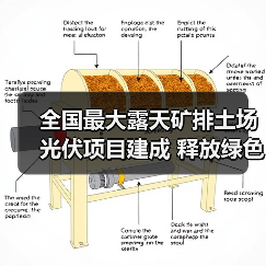 全国最大露天矿排土场光伏项目建成 释放绿色转型新动能(图2) 全国最大露天矿排土场光伏项目建成 释放绿色转型新动能(图2)