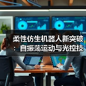 柔性仿生机器人新突破:自振荡运动与光控技术结合(图4) 柔性仿生机器人新突破:自振荡运动与光控技术结合(图4)