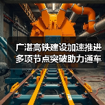 广湛高铁建设加速推进 多项节点突破助力通车(图3) 广湛高铁建设加速推进 多项节点突破助力通车(图3)