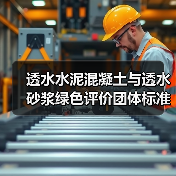 透水水泥混凝土与透水砂浆绿色评价团体标准