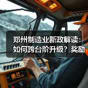 郑州制造业新政解读：如何跨台阶升级？奖励