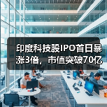 印度科技股IPO首日暴涨3倍,市值突破70亿美元?(图2) 印度科技股IPO首日暴涨3倍,市值突破70亿美元?(图2)