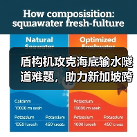 盾构机攻克海底输水隧道难题,助力新加坡跨海工程贯通(图2) 盾构机攻克海底输水隧道难题,助力新加坡跨海工程贯通(图2)