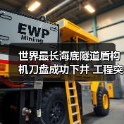 世界最长海底隧道盾构机刀盘成功下井 工程突破再进一步(图1)