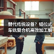 替代传统设备？错位式车铣复合机高效加工解