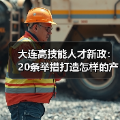 大连高技能人才新政：20条举措打造怎样的产业未来？(图1)