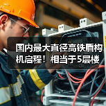 国内最大直径高铁盾构机启程！相当于5层楼高(图1)