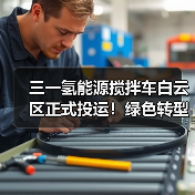 三一氢能源搅拌车白云区正式投运！绿色转型新标杆(图4)
