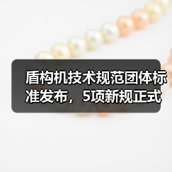 盾构机技术规范团体标准发布，5项新规正式实施(图4)