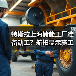 特斯拉上海储能工厂准备动工？航拍显示施工