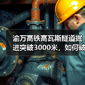 渝万高铁高瓦斯隧道掘进突破3000米，如何破解施工难题？(图3)