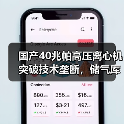 国产40兆帕高压离心机突破技术垄断，储气库效率大幅提升(图3)