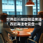 世界最长螺旋隧道贯通！西昭高速老营盘一号突破纪录(图1)