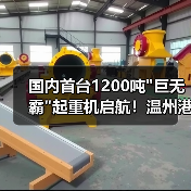 国内首台1200吨巨无霸起重机启航！温州港迎来新装备(图2)