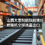 山西太重智能赋能液压挖掘机全球批量出口