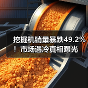 挖掘机销量暴跌49.2%！市场遇冷真相曝光(图3)