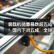 装载机销量暴跌超五成！国内下滑五成，全球