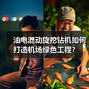 油电混动旋挖钻机如何打造机场绿色工程？(图2)