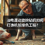 油电混动旋挖钻机如何打造机场绿色工程？(图3)