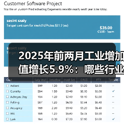 2025年前两月工业增加值增长5.9%：哪些行业领跑？(图3)