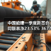 中国能建一季度新签合同额暴涨23.53% 3677亿背后机遇几何(图4)