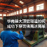 华南最大顶管隧道如何成功下穿莞佛高速高架桥？(图1)