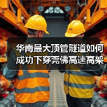 华南最大顶管隧道如何成功下穿莞佛高速高架桥？(图2)