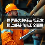 世界最大跨径三塔悬索桥上部结构施工全面展开(图3)