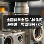 全国首条全程机械化海缆敷设，效率提升83%(图4)