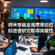 纳米孪晶金属摩擦磨损标度律研究取得突破性