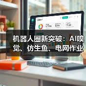 机器人圈新突破：AI嗅觉、仿生鱼、电网作业全解析(图2)
