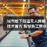 城市地下隧道无人摊铺技术首秀 智慧施工新突破(图3)