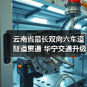 云南省最长双向六车道隧道贯通 华宁交通升级提速(图4) 云南省最长双向六车道隧道贯通 华宁交通升级提速(图4)